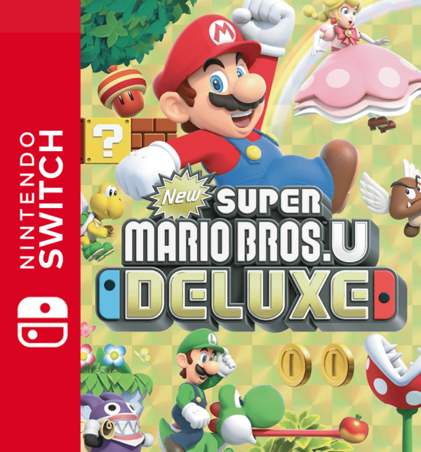 New Super Mario Bros U Deluxe Nintendo Switch Electronic First 8782